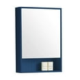 thumbnail image 3 of Fine Fixtures Venezian Medicine Cabinet Navy Blue 18" Matte, 3 of 5