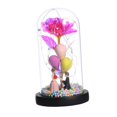 thumbnail image 4 of Rosa artificial con cubierta de cristal, rosa en cúpula de cristal, regalos del Día de San Valentín para él, luz para mesa, boda, mamá Rosa roja, 4 of 8
