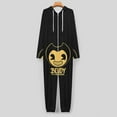 thumbnail image 6 of Bendy And The Ink Machine Unisex Onesie Pajamas Zipper Jumpsuit Hooded One Piece Sleepwear for Family Mens Womens, 6 of 8