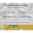 thumbnail image 5 of Soimoi Upholstery & Outdoor Fabric By 3 Yard - Floral Print - 56" Wide Water-Repellent Cloth for Furniture, Bags & Patio Projects - Yellow, 5 of 7