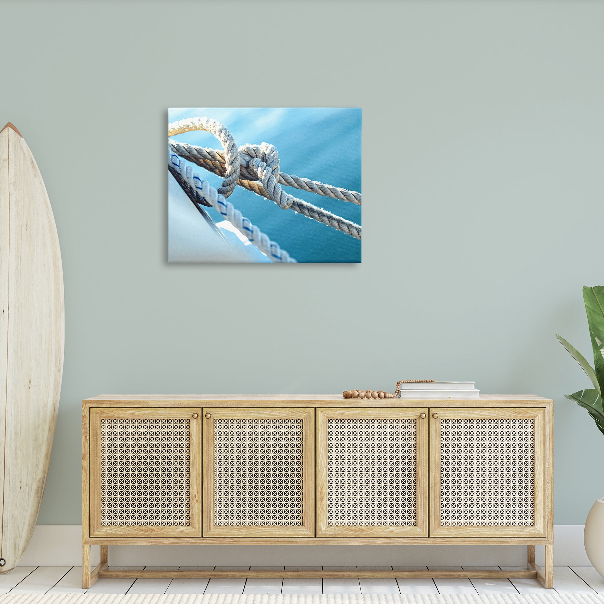 Stupell Industries Nautical Boating Knot Transportation Photography Gallery Wrapped Canvas Art Print Wall Art, 40 x 30