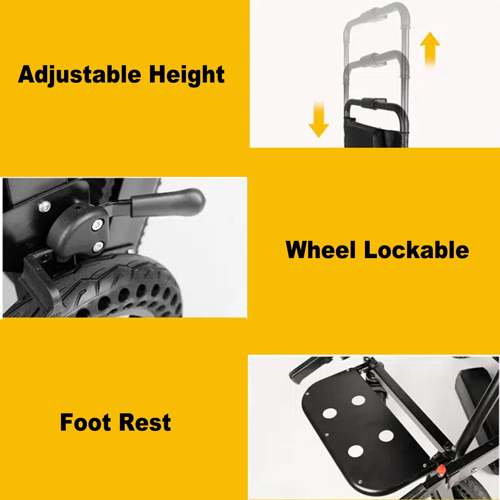 Joreek Powered Wheelchair Stair Climbing Wheelchair Electric Mobile Stair Lifts Chair for Seniors Foldable Stair Chair 440lbs Max Load