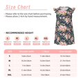 thumbnail image 3 of Vsdgher Chemises de Nuit Vintage Florales pour Filles Manches Courtes à Volants Robe de Nuit Pyjama pour Fête Pyjama-TG, 3 of 6