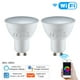 thumbnail image 1 of WiFi Smart Bulb Light LED 5W 90-265V 2800K-6200K+RGB GU10 Luz regulable Teléfono APP Control remoto Eccomum Bombilla LED, 1 of 5