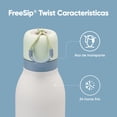 thumbnail image 2 of Botella de agua Owala FreeSip Twist térmica 700 mL verde/blanco, 2 of 6