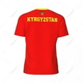 thumbnail image 4 of Exclusive design Kyrgyzstan Flag Grain 3D Printed Men For Running Bike Soccer Tennis Fitness Sports tshirt Mesh Short T-shirt, 4 of 12