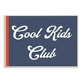 thumbnail image 4 of Stupell Industries Cool Kids Club Children's Sign Bold Red Blue Graphic Art Unframed Art Print Wall Art, 15x10, by Daphne Polselli, 4 of 5