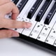 thumbnail image 4 of Pegatinas transparentes extraíbles para teclado de piano de 88 teclas, diseño de letras grandes para principiantes y niños que aprenden notas, 4 of 7