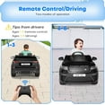 thumbnail image 5 of Jojoka Licensed Land Rover Kids Ride on Car, 12V Battery Powered Electric Toys for Kids with Parent Remote Control, Bluetooth, MP3, Forward & Backward, LED Light, for 3-8 Year Old Boy & Girls, Black, 5 of 9