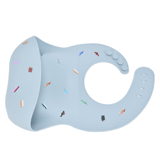 Babero para alimentación de bebés, baberos de silicona unisex para niños pequeños, babero impermeable para atrapar alimentos para bebés, el mejor de su clase