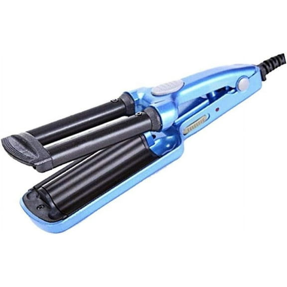 RKXQT Mini Ceramic Hair Curlers Iron Wand 3 Barrels Iron Iron Flat Ceramic Hair Tools Professional Crimping Pliers Hair Curler