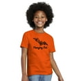 thumbnail image 4 of Cute Haunted House Halloween Bat Crewneck T Shirts Boy Girl Teen Brisco Brands L, 4 of 6