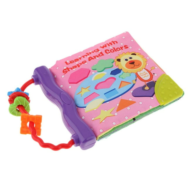 Libro de tela de tela suave no Juguetes de educación temprana para bebés Actividad Cama Regalo para pequeños Bebés Forma Baoblaze Juguete educativo temprano