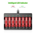 thumbnail image 2 of EBL Rechargeable AAA Batteries, 8 Pack with Smart Charger and USB Cable, 2 of 7