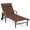 Classic Brown, variant on Harbweb Outdoor Chaise Lounge Chair Set of 4 , 5-Position Adjustable Sun Tanning Chair with Pillow, Aluminum Patio Lounge Chair with Wheels & Armrests for Garden, Beach, Patio, Pool, White