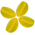 thumbnail image 1 of 10.20X6.80X6.80Cm Artificial Decoration For Tables And Photography Props Vivid Yellow 4Pcs, 1 of 1