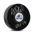 thumbnail image 1 of Rob Blake Rondelle de Hockey Avalanche du Colorado Signée avec Note HOF, 1 of 2