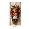 thumbnail image 3 of Uuowzo Christmas Door Cover Holiday Decoration Door Cover Holiday Party Ambiance Background Cloth Indoor Outdoor Christmas Decorations, B, 3 of 6