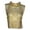 Gold, variant on Women Turtleneck Rhinestones Top Cover Up Rave Party Clubwear Adjustable Body Chain Jewelry Vest Crop Top