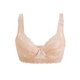 thumbnail image 1 of SOSTENES CHIC para Mujeres Copas Completas Transpirables Confort Encaje Floral Cobertura Completa Sin Almohadillas Con Aros Talla 40/90 Ajuste 38B/C Beige, 1 of 5