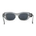 thumbnail image 4 of Mod Womens Square Large Cat Eye Sunglasses Slate Black, 4 of 4