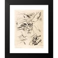 thumbnail image 2 of Walter Gramatté 15x18 Black Modern Framed Museum Art Print Titled - Die Grosse Angst (The Great Anxiety) (1918), 2 of 5