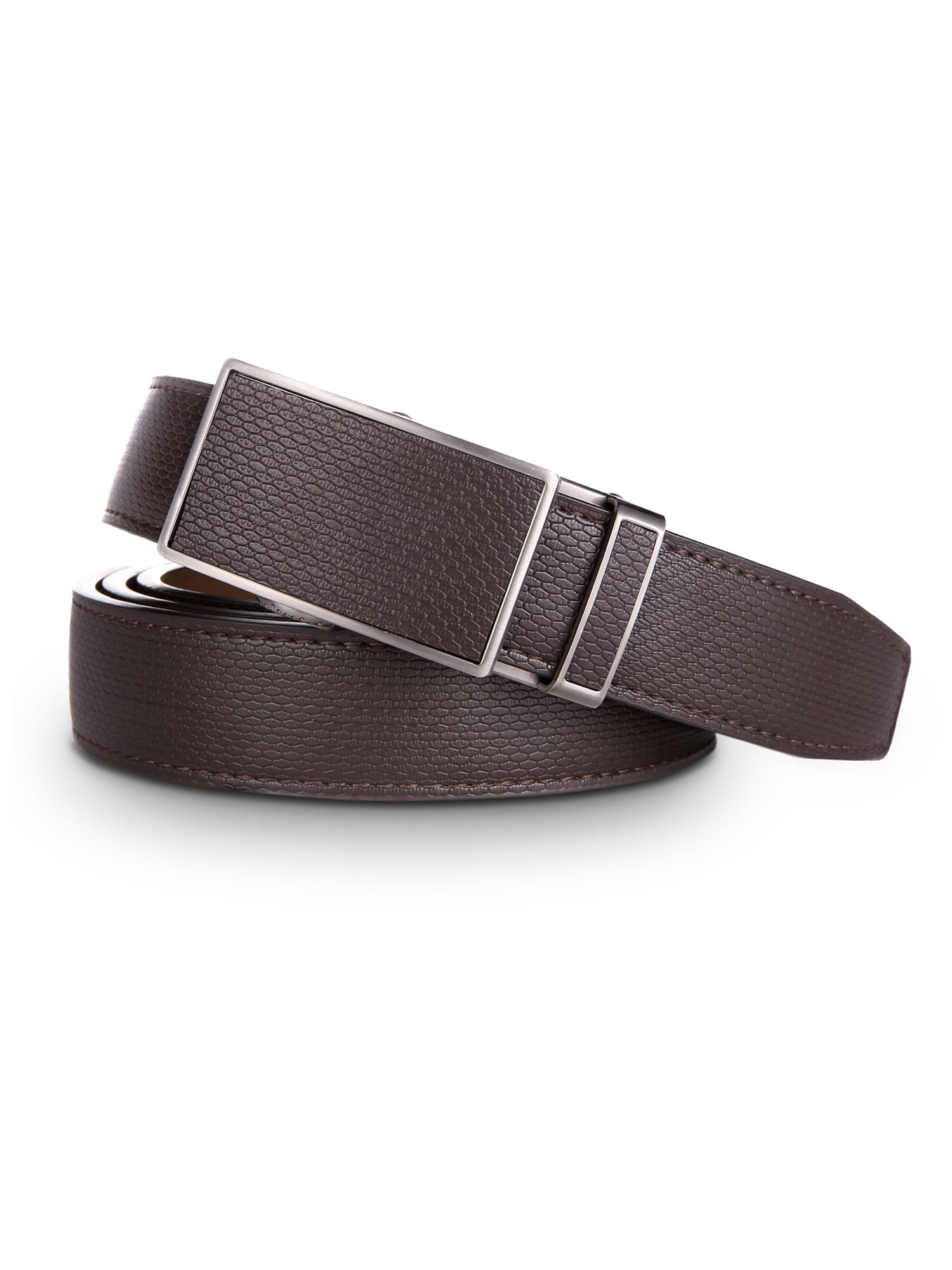 Mio Marino Men's Genuine Leather Ratchet Belt, 1.38 Belt Strap