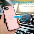 thumbnail image 5 of Detachable Wallet Case for iPhone 16E with Card Holder, PU Leather Wrist Hand Strap 2-in-1 Design Flip Cover Support Magnetic Car Mount Kickstand Protective Case for iPhone 16E, Rosegold, 5 of 7