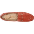 thumbnail image 5 of Sam Edelman Loraine Canyon Orange Woven Leather Classic Chain Detail Vamp Loafer (Canyon Orange Woven, 5.5), 5 of 6