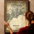 thumbnail image 6 of Naples Vintage Map Prints Canvas, Italy Map Art Canvas, Canvas, Naples Map City style Watercolor art Canvas, 6 of 6