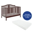 Graco Solano 4 in 1 Convertible Crib Espresso + Bonus Graco Premium