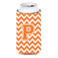 thumbnail image 1 of Letra P Chevron Naranja y Blanco Tall Boy Bebida Aislante Hugger CJ1046-PTBC Caroline's Treasures CJ1046-PTBC, 1 of 1