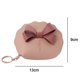 thumbnail image 2 of Monedero pequeño de cuero PU con lazo preppy, bonito bolso de moda, 2 of 6