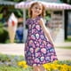 thumbnail image 5 of Fotbe cartoon rainbow Skull Vestido de Dormir para Niñas de 3 a 10 Años, Mangas Cortas, Estilo Princesa, Pijama Camisón con Mangas Voladas-XX-Large, 5 of 6