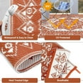 thumbnail image 5 of Outdoor Rugs8x10ft/9x12ft/10x14ft/9x18ft/10x20ft Waterproof Portable for Patio, Reversible Outdoor Plastic Straw Rug for Camping, RV Mat Modern Plaid Outdoor Rugs for Porch, Deck, Backyard, Balcony,, 5 of 9
