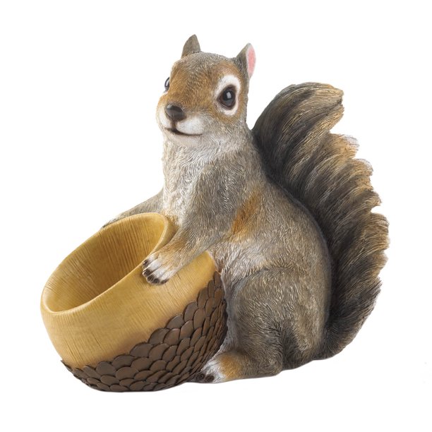 Zingz & Thingz Squirrel And Acorn Bird Feeder