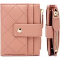 thumbnail image 1 of Small Wallet for Women,Leather Bifold Card Holder Ladies Wallets RFID Blocking Wallets Zipper Coin Pocket with ID Window(green), 1 of 41