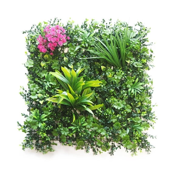 Gerich 50*50CM Artificial Plant Flower Wall Panels UV Realistic Indoor Outdoor Garden Home Decor