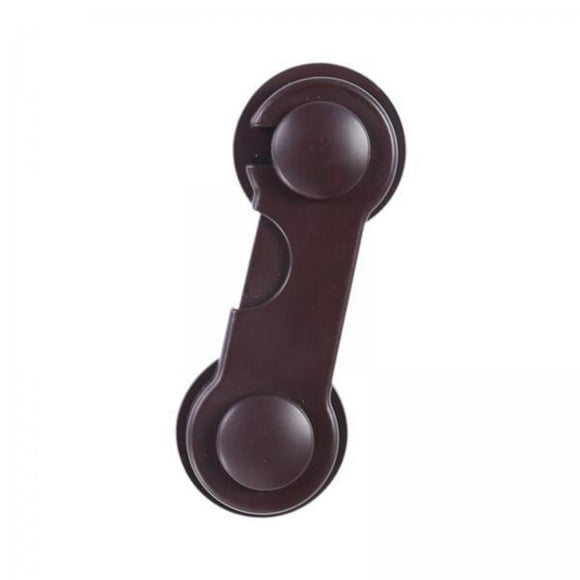 Siruishop 2xChild Lock Kids Cabinet Door Lock for Pet Door Cupboard Drawer Brown