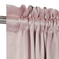 thumbnail image 3 of Your Zone Solid Blackout Curtain Panel Pair, Set of 2, Pink Starlight, 30" W x 84" L, 3 of 10