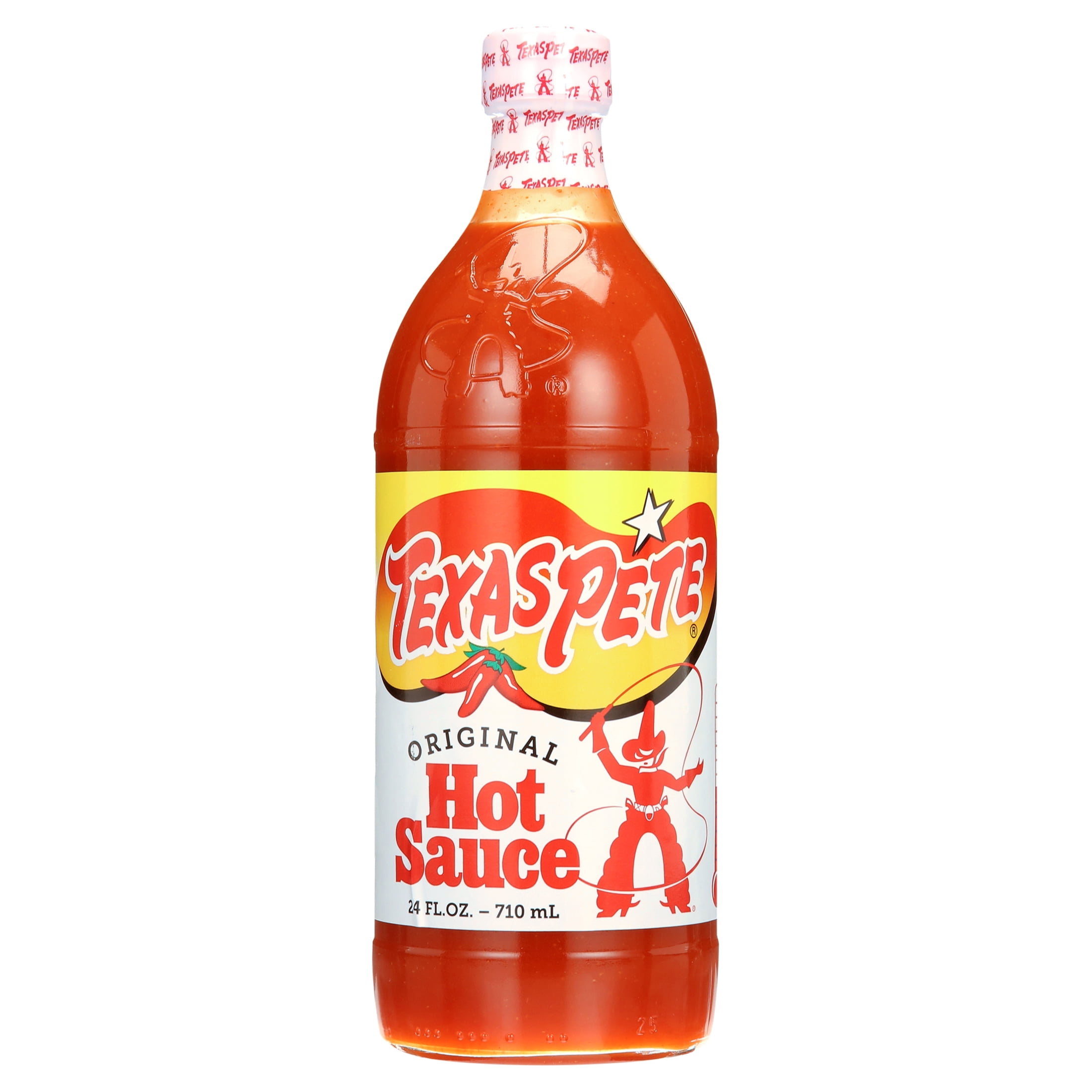 (3 pack) Texas Pete Original Hot Sauce, 24 fl oz, Gluten-Free, Vegan, Kosher