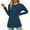 01#Navy, variant on Womens T-Shirt Casual Long Sleeve Tops Plus Size Casual Longline Women's Swing Tops Solid Color Tunic Tees Tops Going Out Work Office