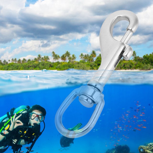 Swivel Eye Hook, Stainless Steel Hook, Durable Outdoor For Diving