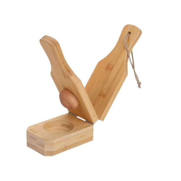 WMYBD Clearence Wooden Press Banana Smasher Maker Green Plantain's Wood 2 In 1 For Plantains