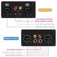 thumbnail image 2 of Aislador de Audio, Eliminador de Corriente de Audio, Aislador XLR 6.5 de 2 Vías, Filtro de Común para Micrófono de Mezclador de Transmisión en, 2 of 5
