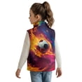 thumbnail image 3 of Pzuqiu Soccer Boy Outerwear Vest 3T Sleeveless Vest Zip Up for Boys Practical Warm Zipper Winter Sleeveless Jacket with Pockets Personalized Versatile for Outdoor Activities, 3 of 7