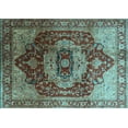 thumbnail image 1 of Ahgly Company Indoor Rectangle Persian Light Blue Traditional Area Rugs, 2' x 5', 1 of 4