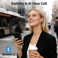 thumbnail image 5 of TOZO T6 AI Translation Wireless Earbuds - 100+ Languages, 9H/50H, Stereo Bass, AI Clear Mics, Wireless Charging Case, App-32EQ, IPX8 Waterproof, Bluetooth 5.3 in Ear Headphones Perfect for Daily Life, 5 of 10