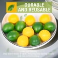 thumbnail image 4 of 12 Pcs Fake Lemons, Artificial Lemons for Decoration, Realistic Fake Fruit Faux Limes Yellow & Green Lemon Mixed Set for Home Kitchen Cabinet Party Décor, 4 of 6