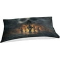 thumbnail image 1 of YingD Literie Feuille de Palmier Housse de Couette le Tropicale Taille Simple 2 Pcs, 1 of 5